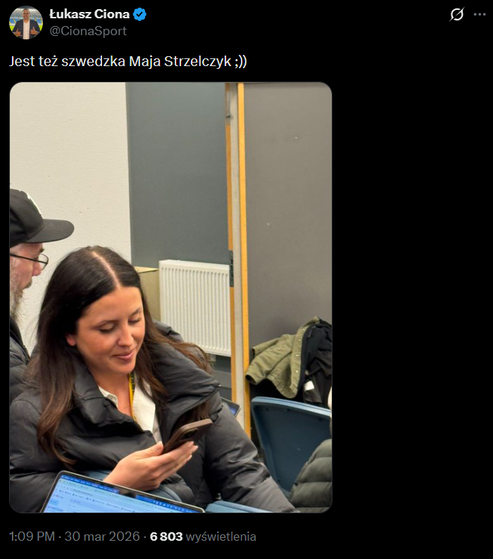 Łukasz Ciona zrobił TAKIE ZDJĘCIE w Szwecji i wrzucił je na swój profil xD